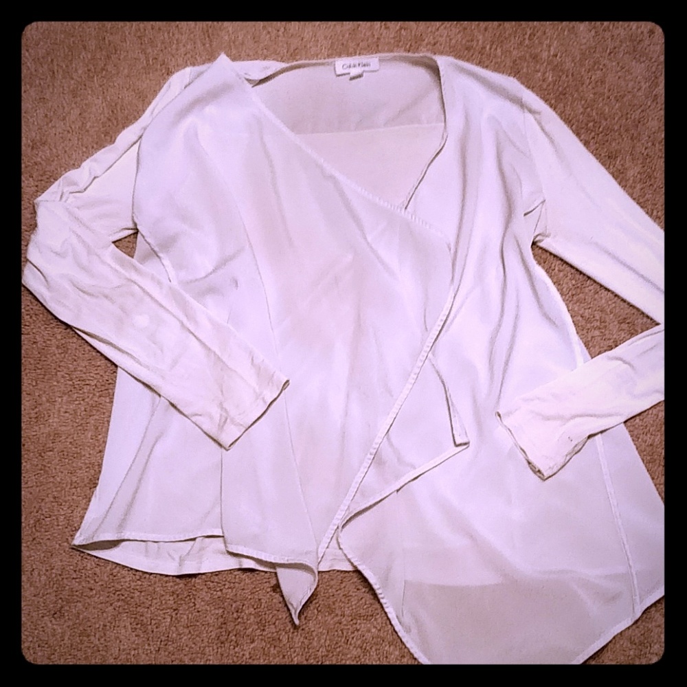 Calvin Klein Wrap Sweater